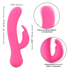 Calexotics First Time Vibratore Rabbit Ricaricabile Rosa Premium - immagine 7