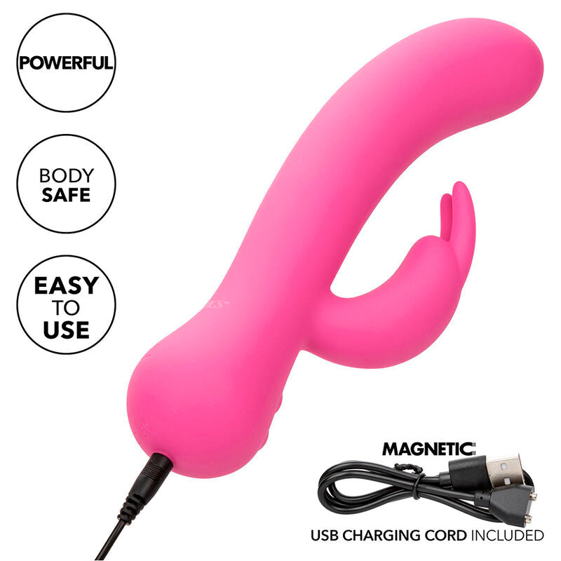 Calexotics First Time Vibratore Rabbit Ricaricabile Rosa Premium - immagine 8