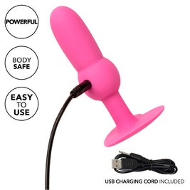 CALEXOTICS - FIRST TIME PLUG ANALE SONDA PERLINE 10 VIBRAZIONI ROSA