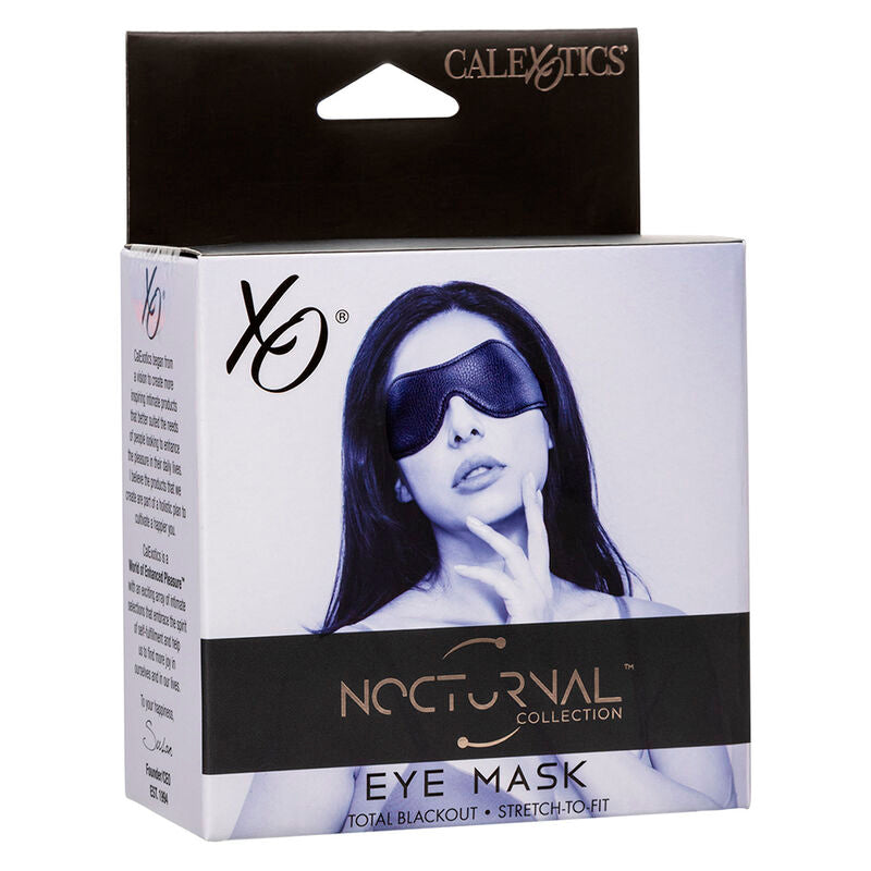 Calexotics - Maschera Notturna In Pvc E Pelle Nera