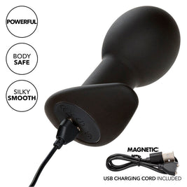 Calexotics - Rock Bottom Anal Plug 10 Vibrazioni Silicone Nero
