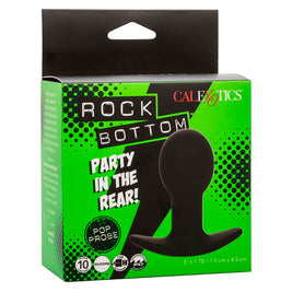 Calexotics - Rock Bottom Anal Plug 10 Vibrazioni Silicone Nero