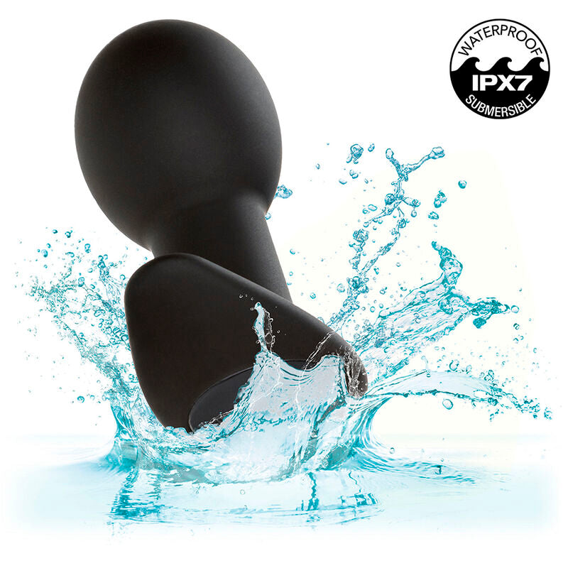 Calexotics - Rock Bottom Anal Plug 10 Vibrazioni Silicone Nero