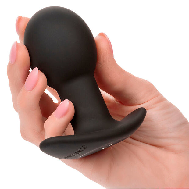 Calexotics - Rock Bottom Anal Plug 10 Vibrazioni Silicone Nero