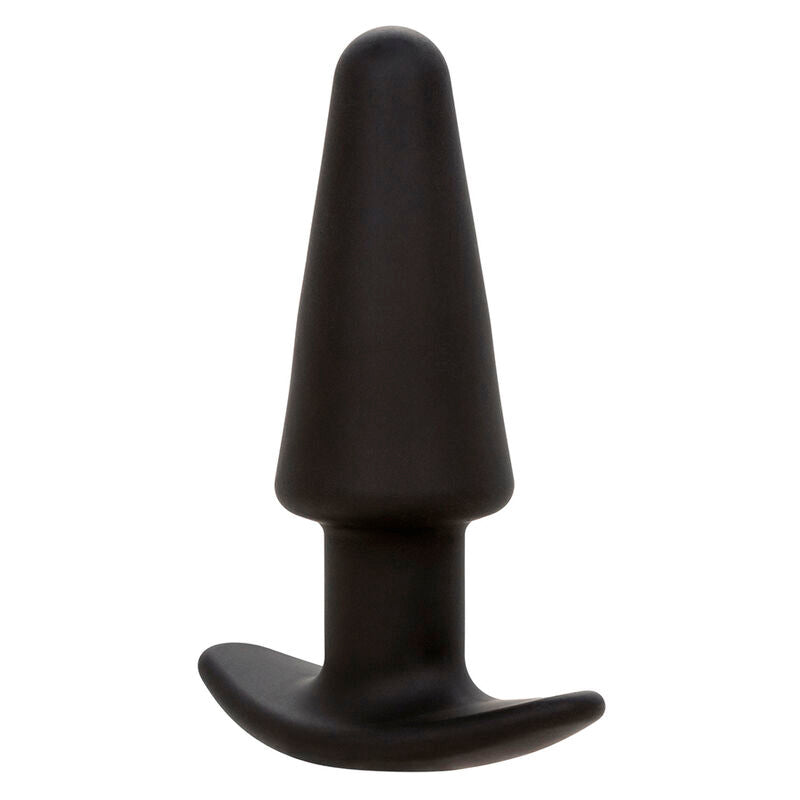 Calexotics - Rock Bottom Tappetino Anale Conico 10 Vibrazioni In Silicone Nero