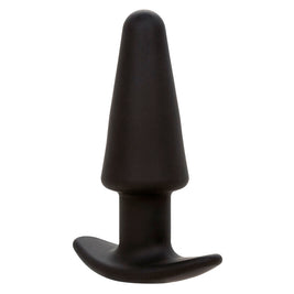 Calexotics - Rock Bottom Tappetino Anale Conico 10 Vibrazioni In Silicone Nero