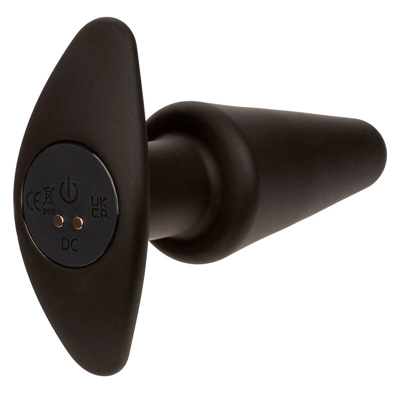 Calexotics - Rock Bottom Tappetino Anale Conico 10 Vibrazioni In Silicone Nero