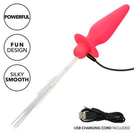 Calexotics - Southern Lights Plug Anale Illuminante 10 Vibrazioni Silicone Rosa