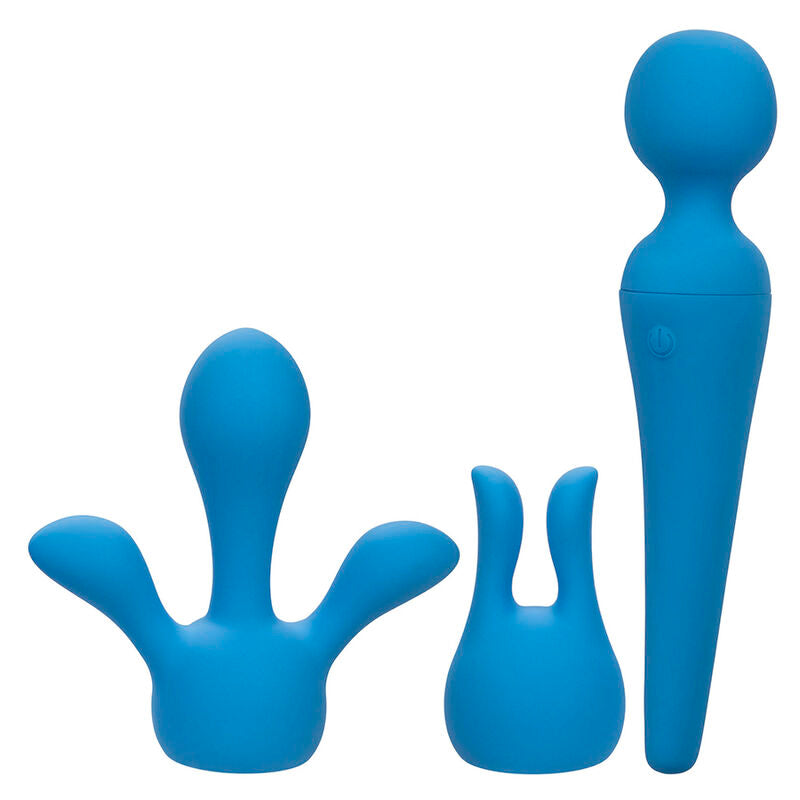 Calexotics Couture Vibratore Wand 10 Velocità Ricaricabile Blu - immagine 2