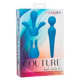 CALEXOTICS - COUTURE KIT VIBRATORE WAND 10 VIBRAZIONI BLU