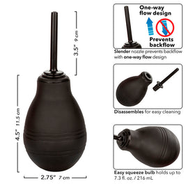 Calexotics - Doccia Anale Unidirezionale Nera