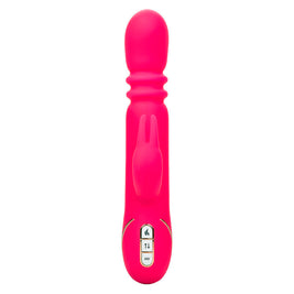 Calexotics - Jack Fantasy Vibratore Triplo Riscaldato Rosa Coniglio