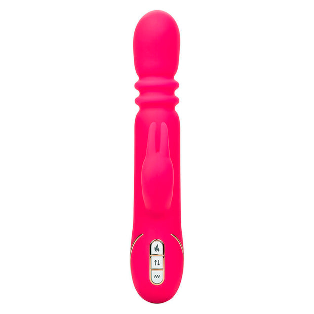 CALEXOTICS - JACK FANTASY VIBRATORE TRIPLO RISCALDATO ROSA CONIGLIO