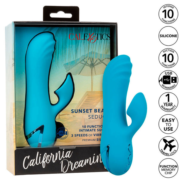 Calexotics Sunset Beach Seducer Stimolatore Premium Blu