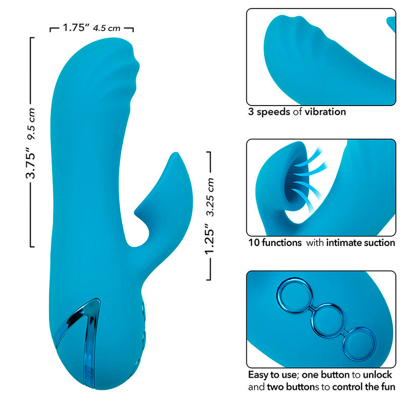 Calexotics Sunset Beach Seducer Stimolatore Premium Blu - immagine 9