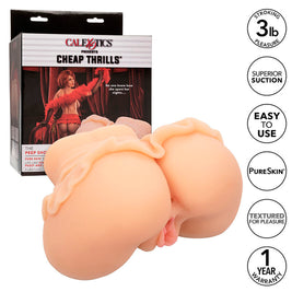 Calexotics - La Ragazza Dello Peep Show Doppio Masturbatore Realistico Flesh