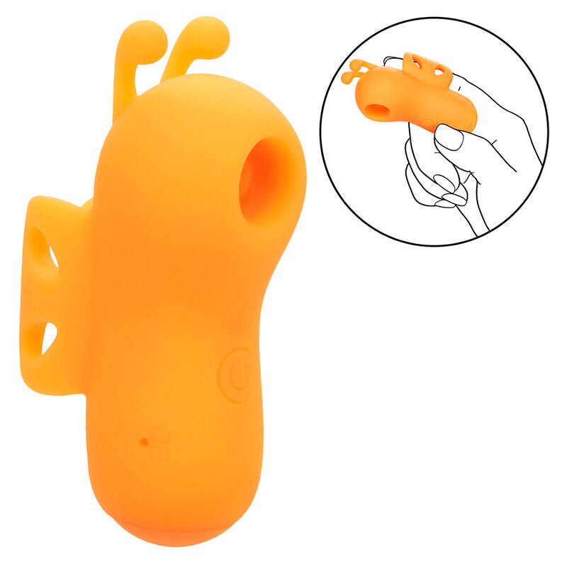 Calexotics Neon Vibes Buzzing Vibe Stimolatore per Dita Arancione - immagine 7
