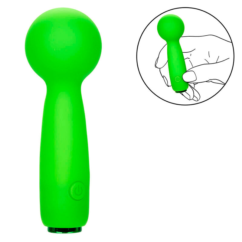 Calexotics Neon Vibes Bubbly Mini Massaggiatore 10 Vibrazioni Verde - immagine 6