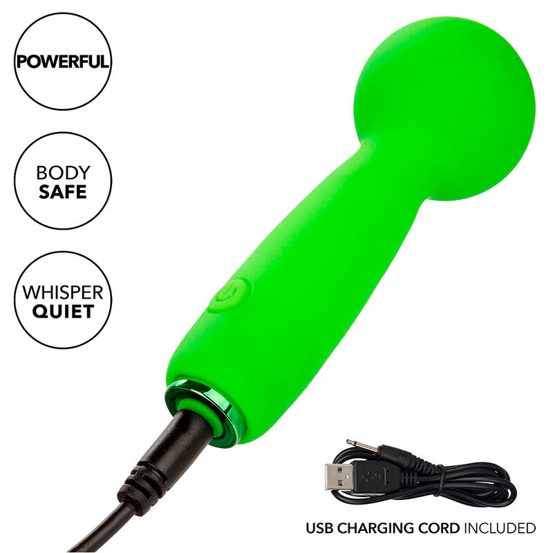 Calexotics Neon Vibes Bubbly Mini Massaggiatore 10 Vibrazioni Verde - immagine 8