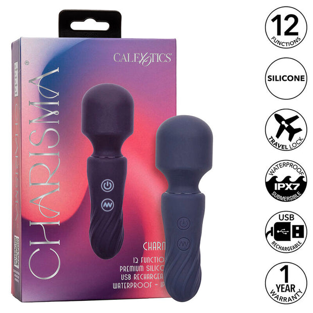 Calexotics Charisma Charm Massaggiatore Wand 12 Funzioni Viola