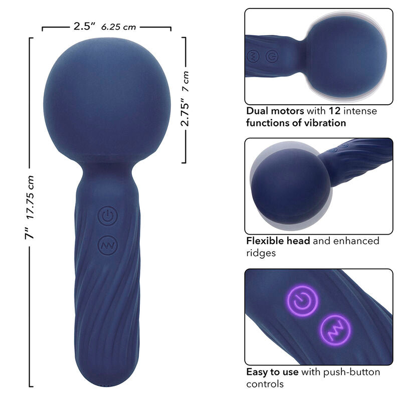 Calexotics Charisma Seduction Wand Massaggiatore 12 Funzioni Ricaricabile - immagine 7