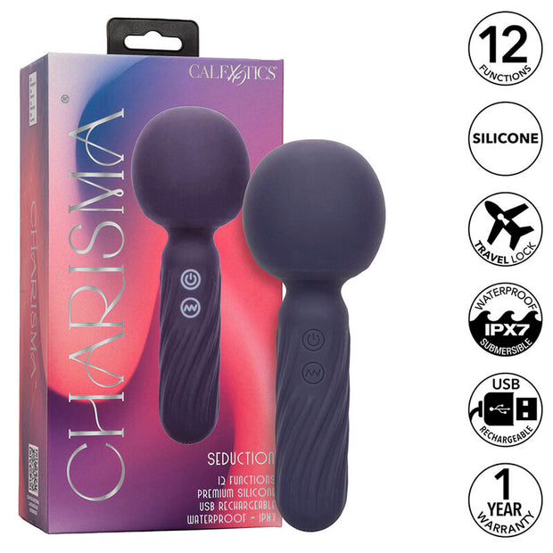 Calexotics Charisma Seduction Wand Massaggiatore 12 Funzioni Ricaricabile