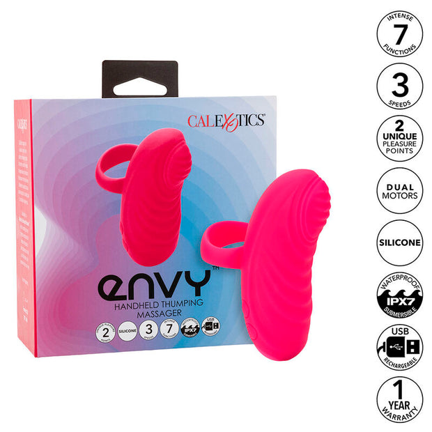 Calexotics Envy Massaggiatore Rotante con 7 Vibrazioni Rosa