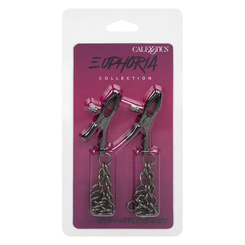 Calexotics - Morsetti Per Capezzoli A Catena Euphoria 14,5 Cm