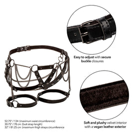 Calexotics - Euphoria Imbracatura Multicatena Coscia Premium Taglia Forte