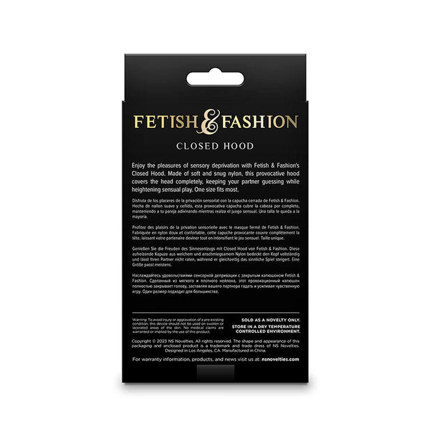 NS NOVELTIES - FETISH & FASHION CAPPUCCIO CHIUSO NYLON BIANCO