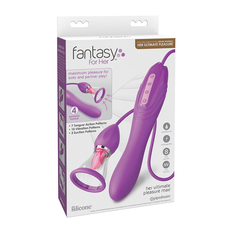 Fantasy For Her Stimolatore a Pressione d'Aria Premium Viola - immagine 5
