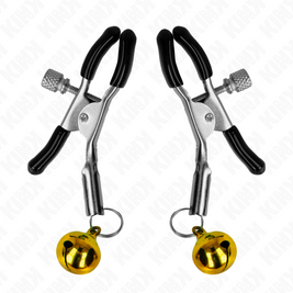 Kink - Morsetto Per Capezzolo A Campana Singola Oro 6 Cm