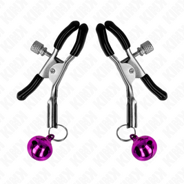 Kink - Morsetto Per Capezzolo A Campana Singola Viola 6 Cm