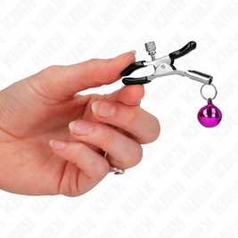 Kink - Morsetto Per Capezzolo A Campana Singola Viola 6 Cm