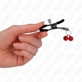 Kink - Morsetto Per Capezzolo A Doppia Campana Rosso 6 Cm