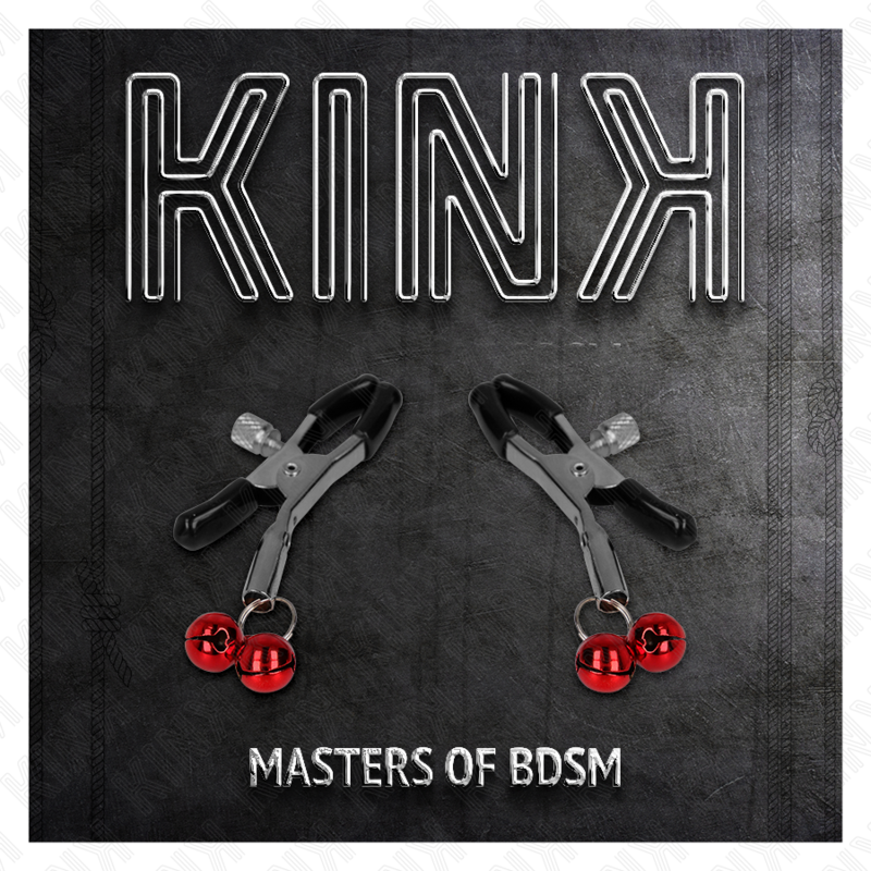 Kink - Morsetto Per Capezzolo A Doppia Campana Rosso 6 Cm