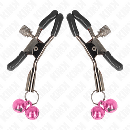 Kink - Morsetto Per Capezzoli A Doppia Campana Rosa 6 Cm