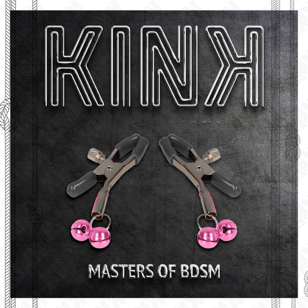 Kink - Morsetto Per Capezzoli A Doppia Campana Rosa 6 Cm