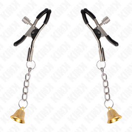 Kink - Morsetti Per Capezzoli A Campanella In Oro 6 Cm