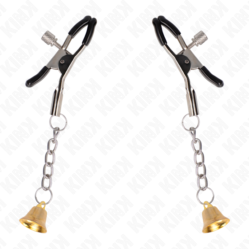 Kink - Morsetti Per Capezzoli A Campanella In Oro 6 Cm