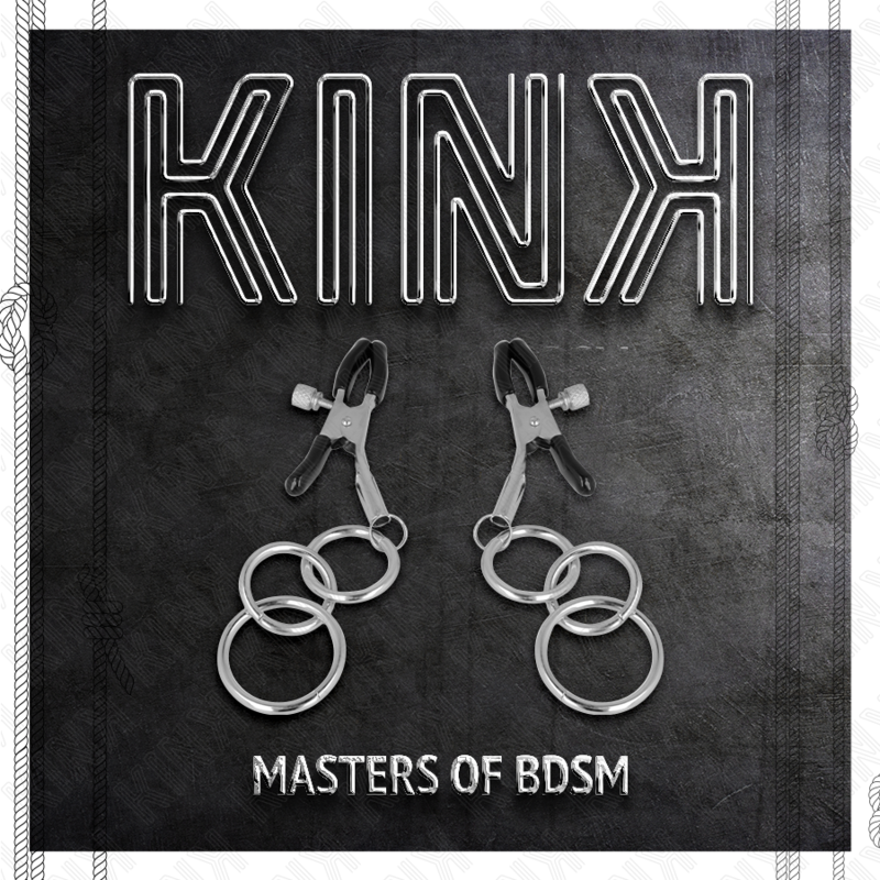 Kink - Morsetto Per Nipplo Con 3 O-Ring 6 Cm