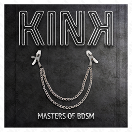 Kink - Morsetti Per Capezzoli Con 2 Catene Sottili Argento 20/23 Cm