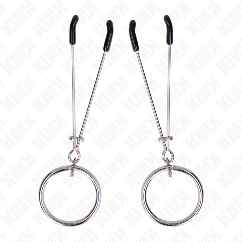 Kink - Morsetti Per Capezzoli Sottili Con O-Ring 7 Cm