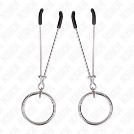 Kink - Morsetti Per Capezzoli Sottili Con O-Ring 7 Cm