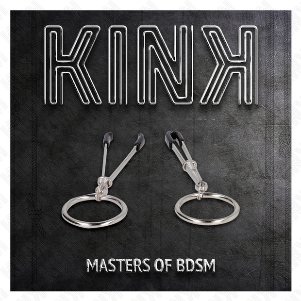 Kink - Morsetti Per Capezzoli Sottili Con O-Ring 7 Cm