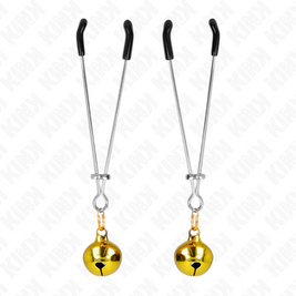 Kink - Morsetti Per Capezzoli A Campana Sottile Oro 7 Cm