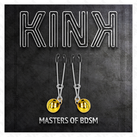 Kink - Morsetti Per Capezzoli A Campana Sottile Oro 7 Cm
