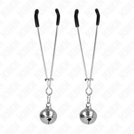 Kink - Morsetti Per Capezzoli A Campana Sottile Argento 7 Cm