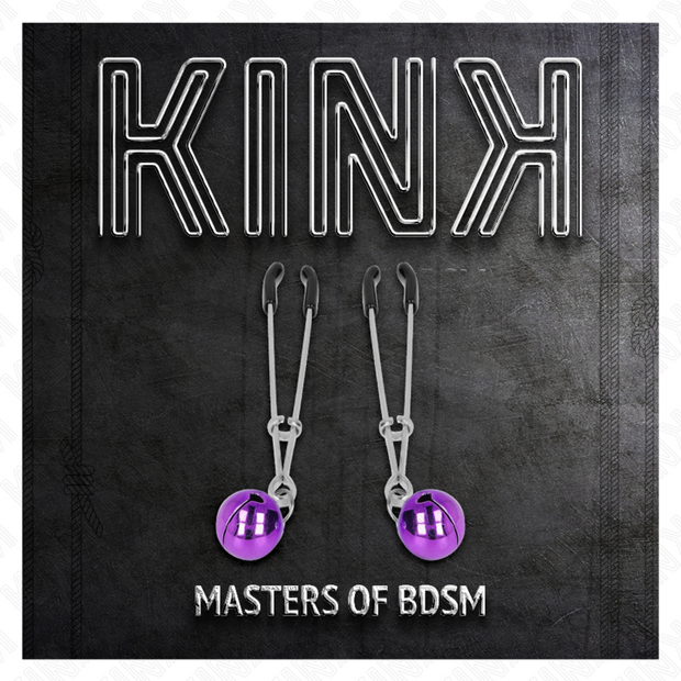 KINK Pinze per Capezzoli Viola