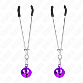 Kink - Morsetti Per Capezzoli A Campana Sottile Viola 7 Cm